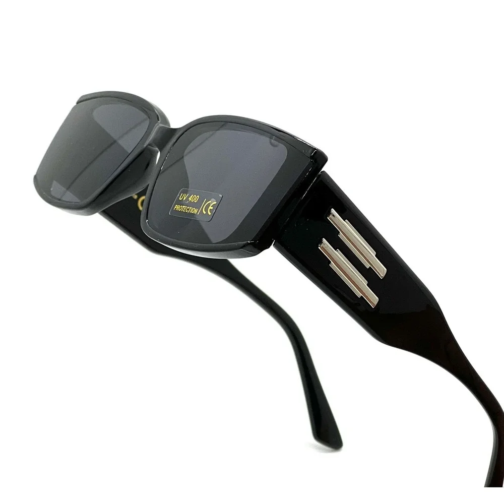 Retro Sunglasses Rectangle Frame UV400 Protection Fashion Sun Glasses Luxury Men